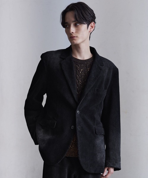 CLEL】Antique Design Corduroy Tailored Jacket / アンティーク