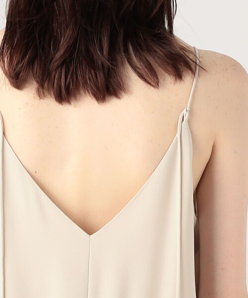 ジョーゼットサテン キャミソールワンピース（ワンピース）｜BACCA
