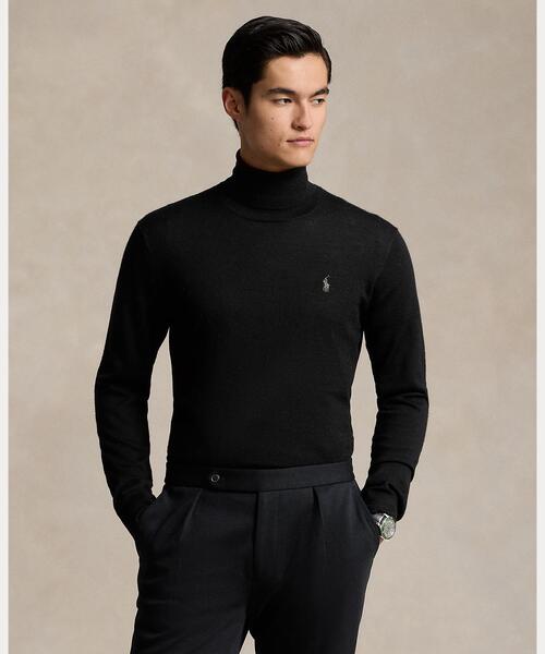 ウォッシャブル ウール タートルネック セーター（ニット/セーター