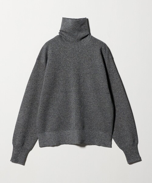6(ROKU)＞コットンウール ミラノリブ タートルネック ニット（ニット