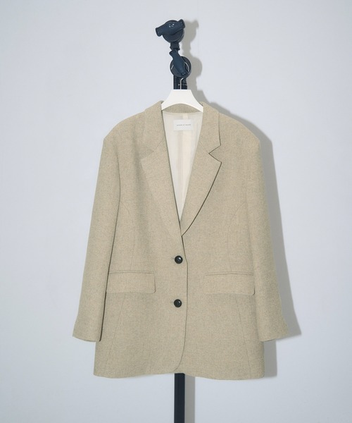 ボンディングオーバージャケットコート（テーラードジャケット）｜ADAM