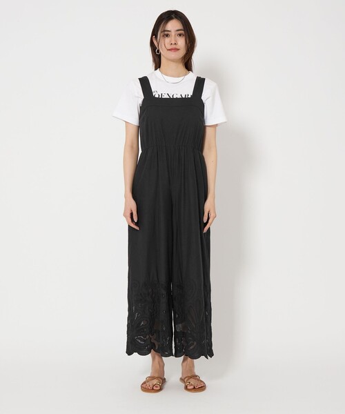 ☆新品☆2025夏 現行品 グリーンレーベルリラクシングレースオールインワン