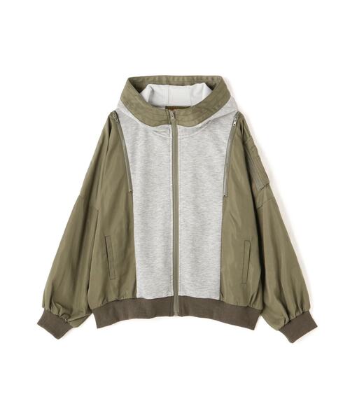 Risley（リズレー）の「Risley/リズレー/肩ZIP パーカー（パーカー