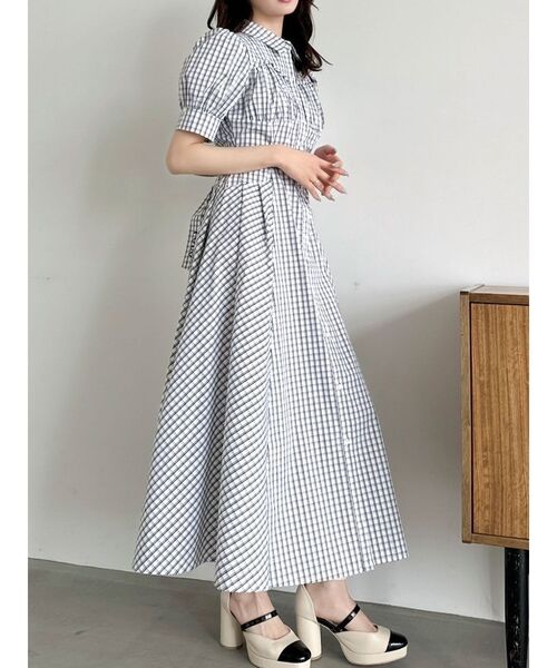 POLOBCSコラボ】コルセットスウィッチングシャツワンピース