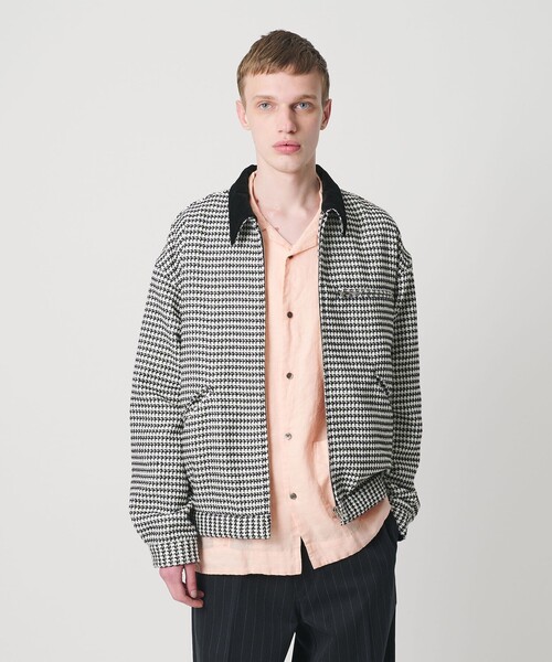 セール】チェック ジップ ワーク ジャケット（ブルゾン）｜MONKEY TIME