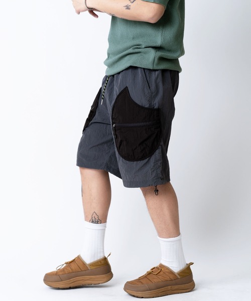 リップストップナイロンドロップポケットショーツ | ジムマスター（gym