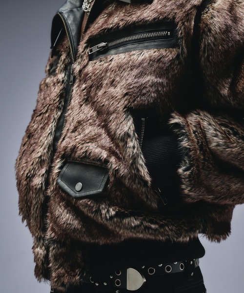 ANDER HUNK（アンダーハンク）の「Switch Design Faux Fur Flight