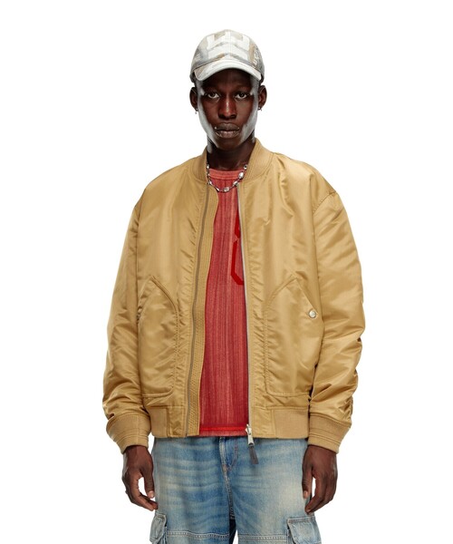 メンズ ボンバージャケット エンブロイダリー（ブルゾン）｜DIESEL