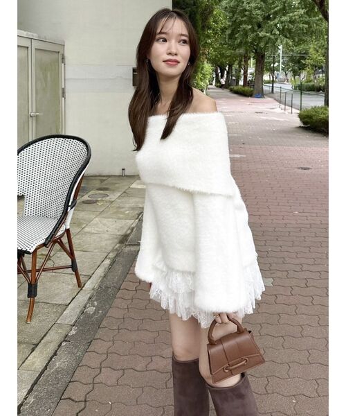 セール】レースティアードショートパンツ（その他パンツ）｜dazzlin