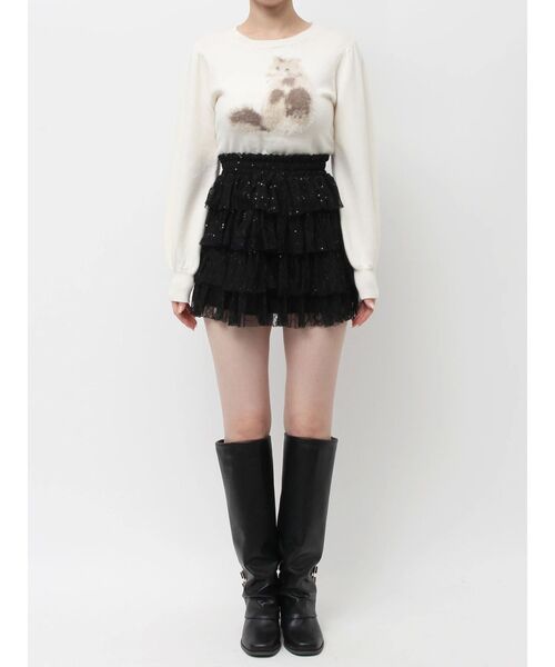 セール】レースティアードショートパンツ（その他パンツ）｜dazzlin