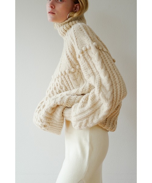 CLANE（クラネ）の「クラネ CLANE / アーチケーブル ハンドニット ARCH