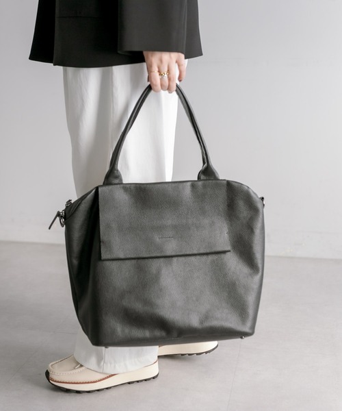 セール】《牛革/A4サイズ対応》レザーフラップ2WAYバッグLサイズ