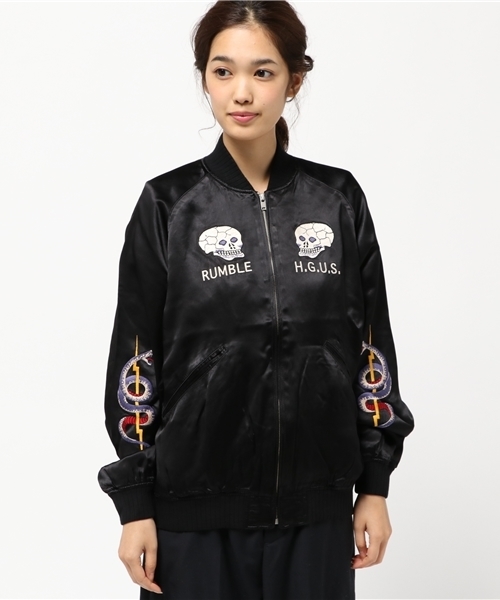 HYSTERIC GLAMOUR（ヒステリックグラマー）の「SNAKE&SKULL刺繍
