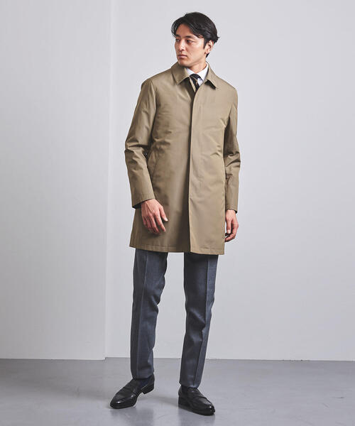 【上質】ステンカラーコート ダークブラウン チェスター ユナイテッドアローズ メンズのステンカラーコート（ブラウン）｜ユナイテッドアローズ公式