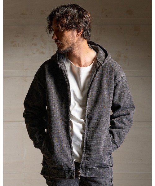 wjk（ダヴルジェイケイ）の「ex.heavy zip hoodie（パーカー）」 - WEAR