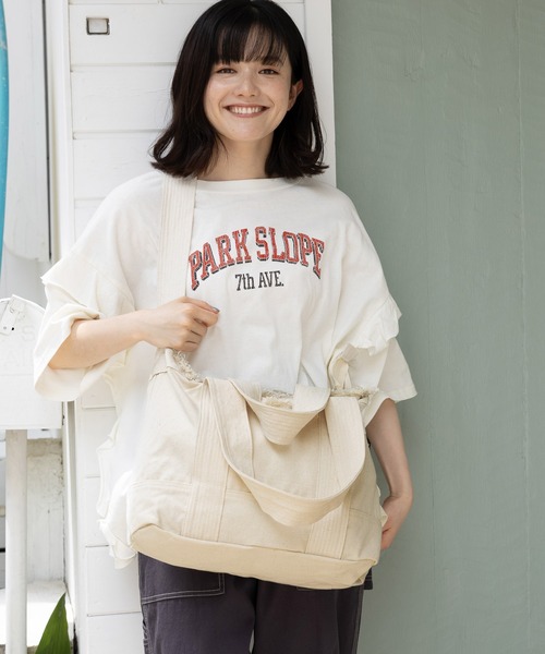 niko and（ニコアンド）の「オリジナルキャンバス2WAYショルダー