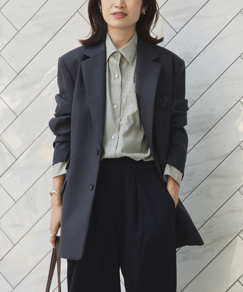 セール】woolテーラードジャケット（テーラードジャケット）｜VERMEIL