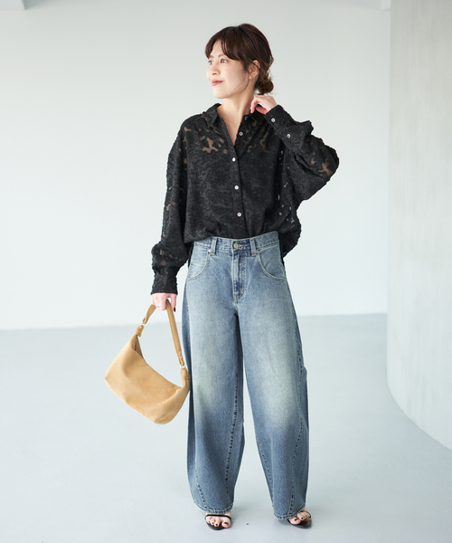 LEVI'S/リーバイス 別注SMU SUPER BAGGY BARREL*（デニムパンツ