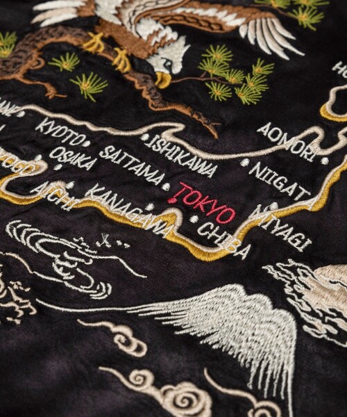 schott（ショット）の「Schott/ショット 別注 RAYON SUKA ASING L/S