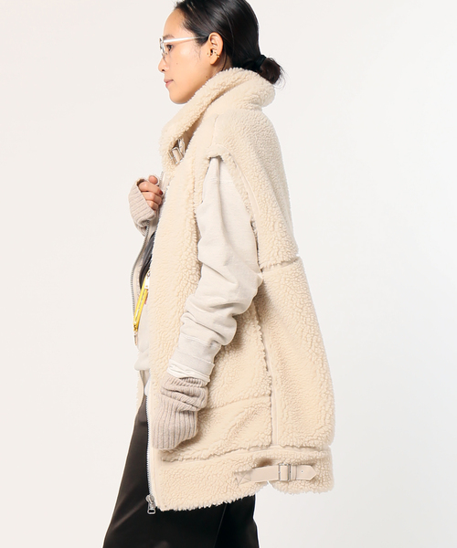 AP STUDIO（エーピーストゥディオ）の「【KURO/クロ】ボア B3 ベスト