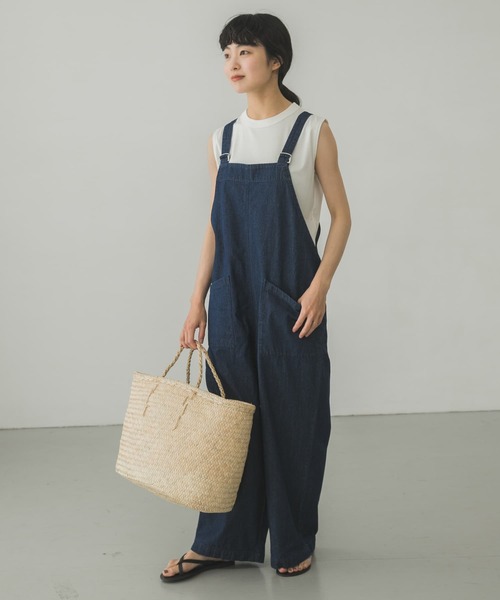 かぐれ（カグレ）の「デニムサロペット（サロペット/オーバーオール