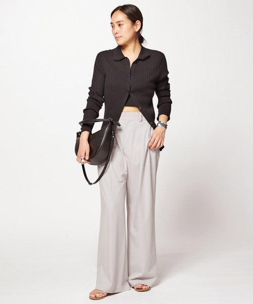 AP STUDIO（エーピーストゥディオ）の「T/R ハイウエストワイドパンツ