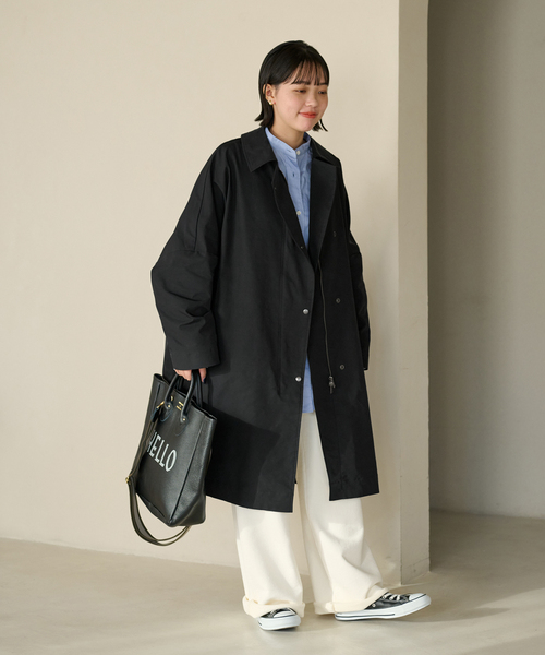 FRAMeWORK 撥水ポンチョトレンチコート38 フレームワーク