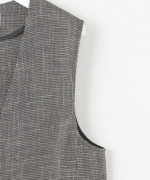 洗える】ライトカラミミドル丈 ジレ（ベスト）｜自由区（ジユウク）の