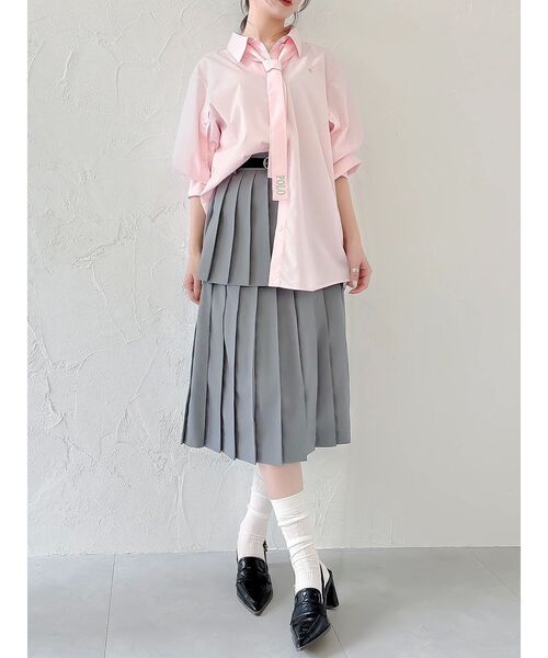 POLOBCSコラボ】レイヤードプリーツミディスカート（スカート）｜POLO