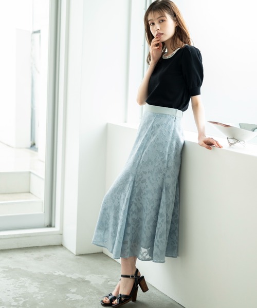 セール】カットジャガードスカート/MM417216（スカート）｜MISCH MASCH