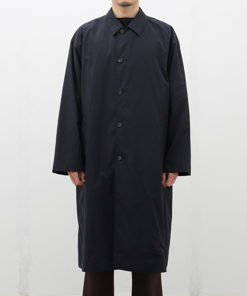 セール】【ATON / エイトン】TRAVEL NYLON PACKABLE COAT（ステン