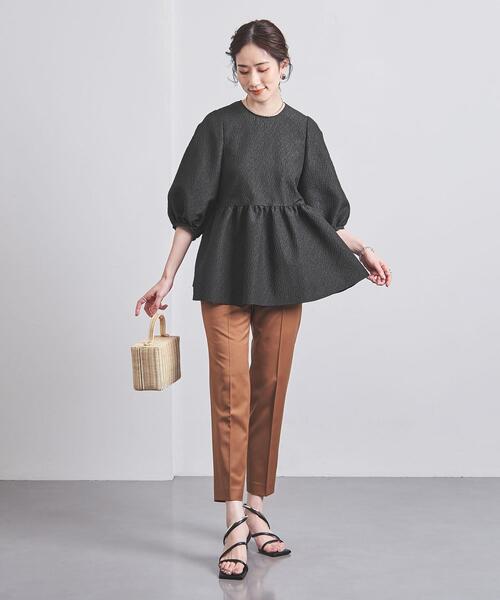 UNITED ARROWS（ユナイテッドアローズ）の「AIRY ジャカード ペプラム