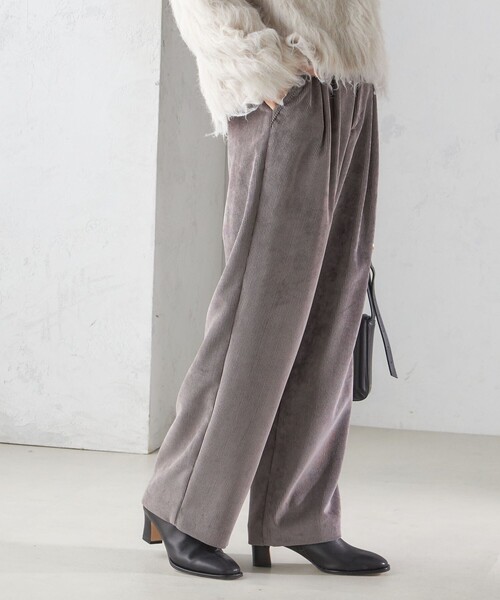 セール】〈洗濯機可能〉コーデュロイ 2タック パンツ（その他パンツ