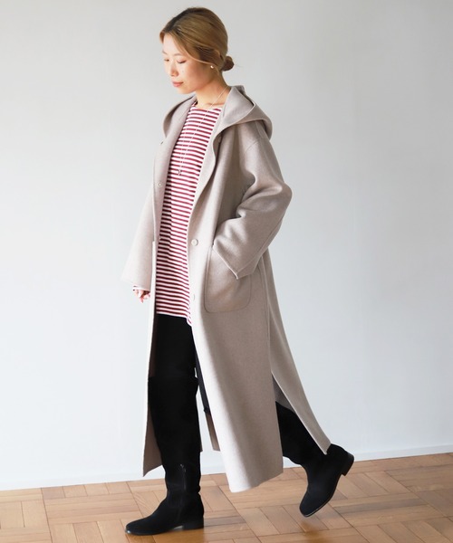 SLOBE IENA（スローブイエナ）の「HAMILTONダブルフェイスウールロング