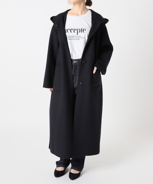 SLOBE IENA（スローブイエナ）の「HAMILTONダブルフェイスウールロング