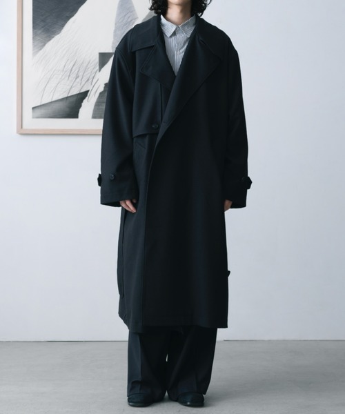 SINSS（シンス）の「Wide long trench coat / ワイドロングトレンチ