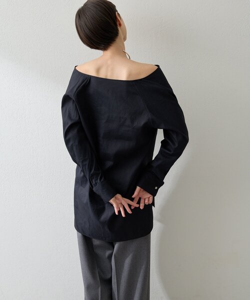 ブロードオフショルダーブラウス（シャツ/ブラウス）｜Whim Gazette