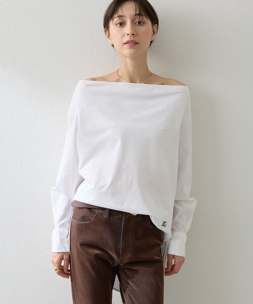 ブロードオフショルダーブラウス（シャツ/ブラウス）｜Whim Gazette