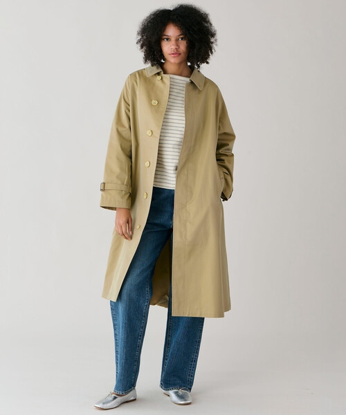 Gymphlex | ベルテッドバルマカーンコート WOMEN（ステンカラーコート