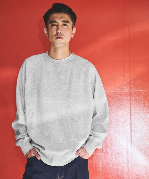 セール】リバーシブル クルーネック スウェット（スウェット）｜green