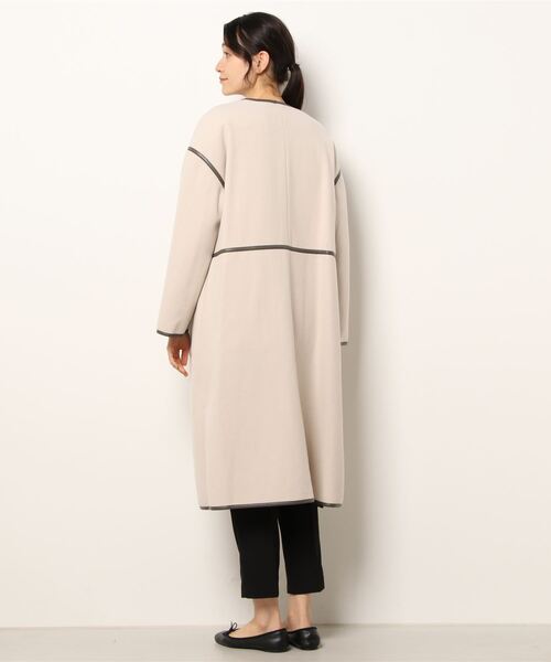 Bou Jeloud（ブージュルード）の「ライナー付きパイピングロングコート