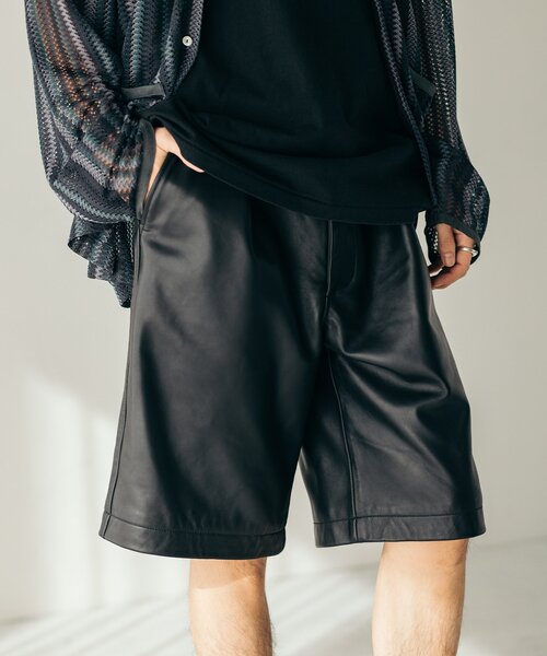 JOURNAL STANDARD（ジャーナルスタンダード）の「ラムレザー ショーツ
