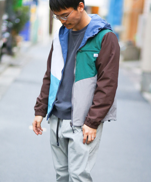 ナイロン×コットン リバーシブルフードジャケット | ジムマスター（gym