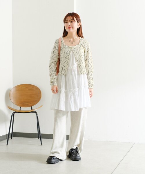 セール】【WEB限定】インド綿ティアードチュニック（チュニック