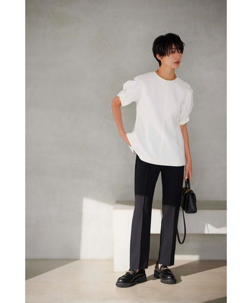 Mila Owen（ミラオーウェン）の「構築トップステーパードパンツSET