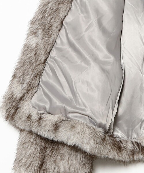 Ray BEAMS（レイビームス）の「フェイクファー ショート ブルゾン