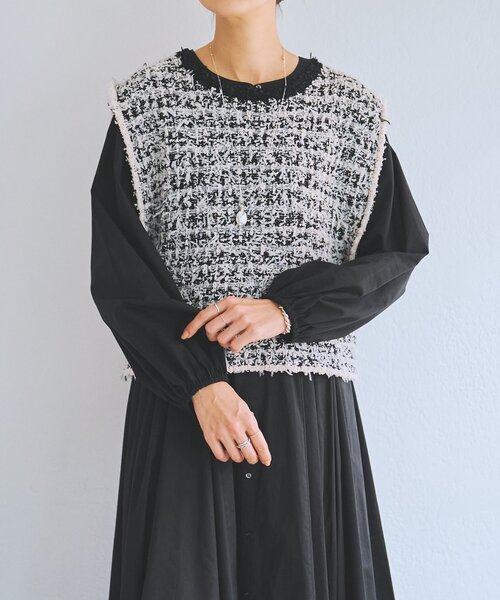 ツイードニットベスト（ベスト）｜BEARDSLEY（ビアズリー）の