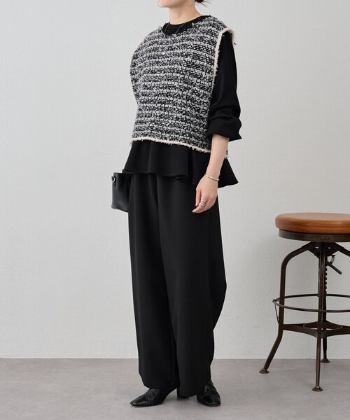 ツイードニットベスト（ベスト）｜BEARDSLEY（ビアズリー）の