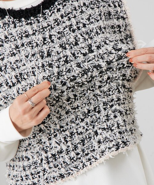 ツイードニットベスト（ベスト）｜BEARDSLEY（ビアズリー）の