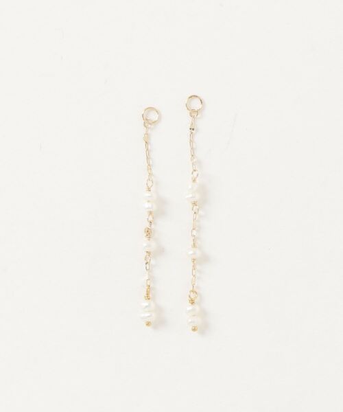 agete（アガット）の「K10パールピアスチャーム（チャーム）」 - WEAR